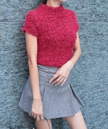 AMBIENT（アンビエント）の「シャギーヤーンフレンチスリーブニット（ニット/セーター）」