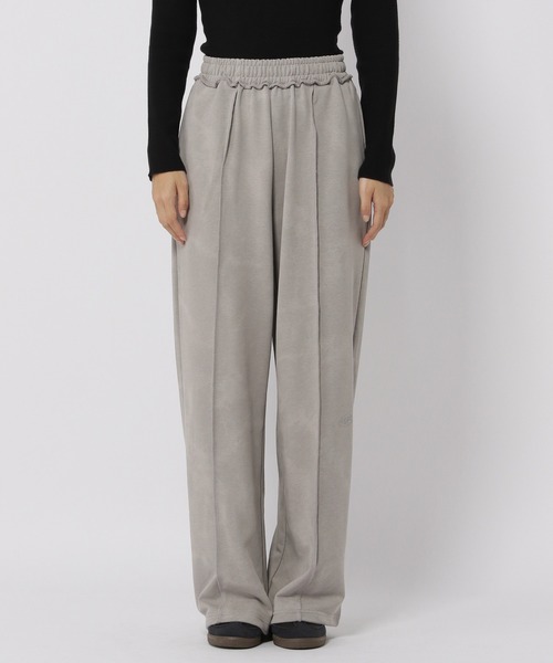 3.3 Field Trip （3.3フィールドトリップ）の「【セットアップ対応】3.3 Field Trip／ピグメントロングパンツ（スウェットパンツ・レディース・ブラウン/ライトグレー・FREE）」の19枚目の写真