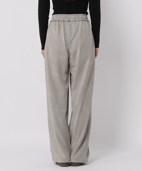 3.3 Field Trip （3.3フィールドトリップ）の「【セットアップ対応】3.3 Field Trip／ピグメントロングパンツ（スウェットパンツ・レディース・ブラウン/ライトグレー・FREE）」の21枚目の写真