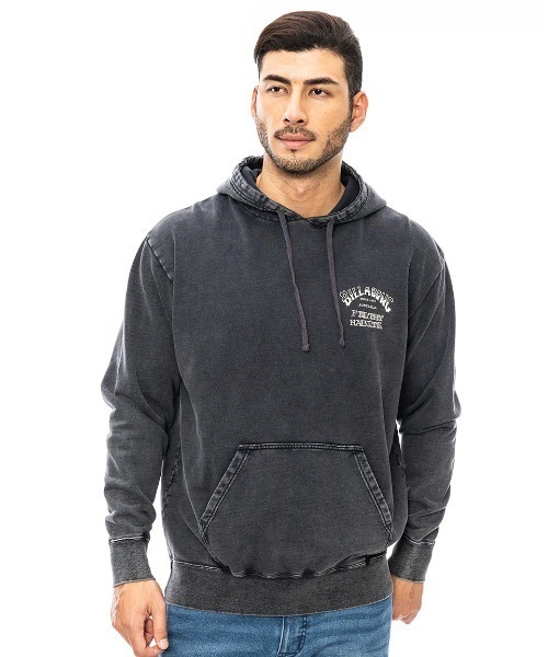 BILLABONG(ビラボン)の「BILLABONG メンズ HERITAGE パーカー 【2024年秋冬モデル】/ビラボンバックプリントプルオーバーパーカー(パーカー・メンズ・スミクロ/ブラック系その他/オフホワイト・MEDIUM/LARGE/X-LARGE)」の6枚目の写真