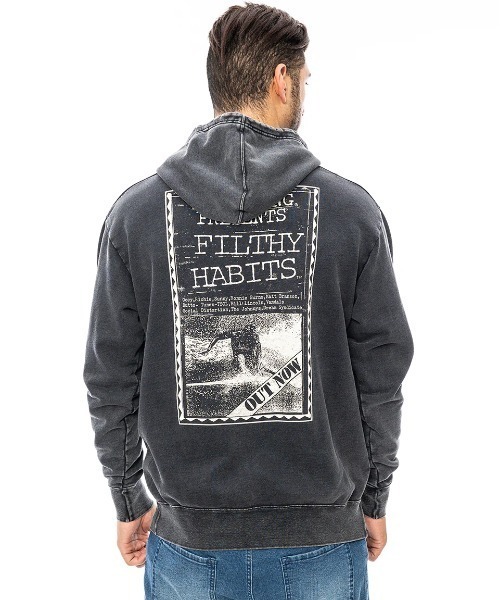 BILLABONG(ビラボン)の「BILLABONG メンズ HERITAGE パーカー 【2024年秋冬モデル】/ビラボンバックプリントプルオーバーパーカー(パーカー・メンズ・スミクロ/ブラック系その他/オフホワイト・MEDIUM/LARGE/X-LARGE)」の8枚目の写真