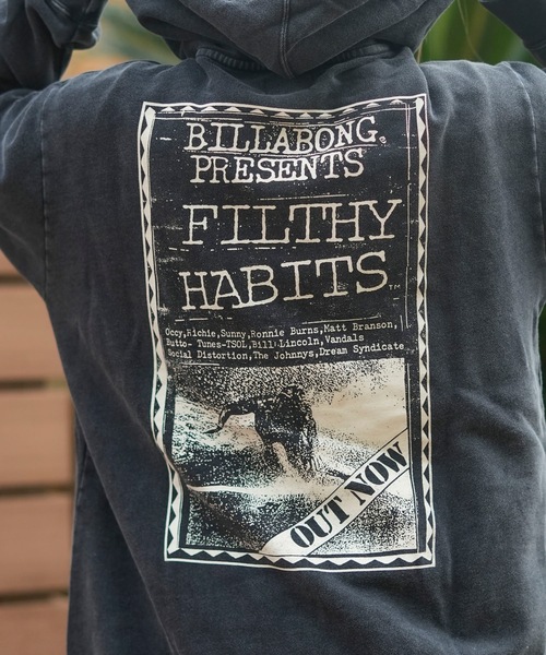 BILLABONG(ビラボン)の「BILLABONG メンズ HERITAGE パーカー 【2024年秋冬モデル】/ビラボンバックプリントプルオーバーパーカー(パーカー・メンズ・スミクロ/ブラック系その他/オフホワイト・MEDIUM/LARGE/X-LARGE)」の18枚目の写真