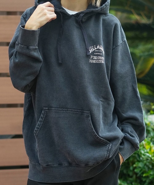 BILLABONG(ビラボン)の「BILLABONG メンズ HERITAGE パーカー 【2024年秋冬モデル】/ビラボンバックプリントプルオーバーパーカー(パーカー・メンズ・スミクロ/ブラック系その他/オフホワイト・MEDIUM/LARGE/X-LARGE)」の17枚目の写真