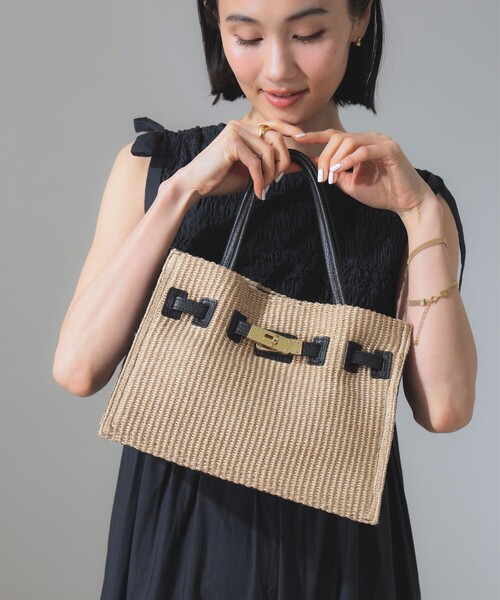 VIOLAd’ORO / ラフィア調 クロア バッグ