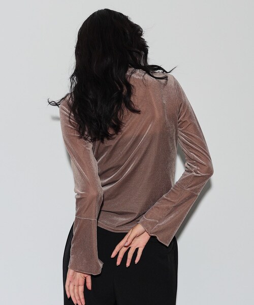 GALLEST(ギャレスト)の「◆カシュクールベロア(Tシャツ/カットソー・レディース・ベージュ/ブルーグリーン/ブラック・38)」の20枚目の写真