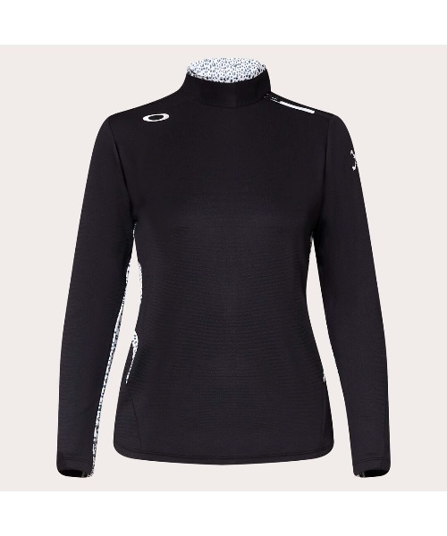 【セール】オークリー ELEVATE PLIABLE LS MOCK SHIRT ゴルフウェア/GOLF レディースゴルフ/POLO SHIRT ポロシャツ/OAKLEY（ポロシャツ）｜OAKLEY（オークリー）