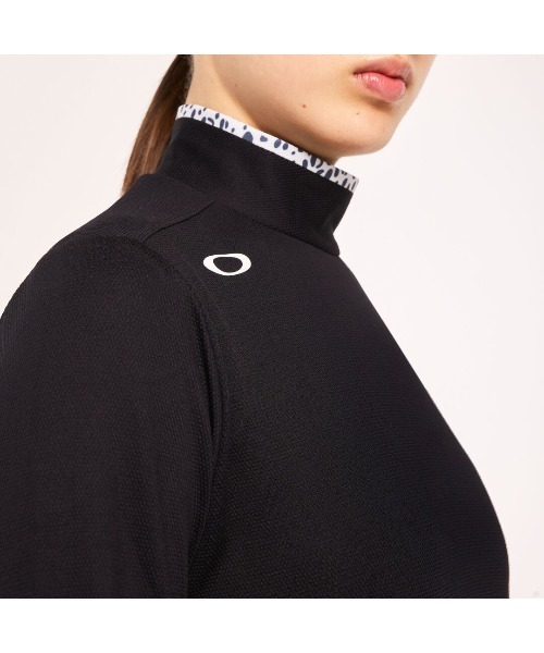 【セール】オークリー ELEVATE PLIABLE LS MOCK SHIRT ゴルフウェア/GOLF レディースゴルフ/POLO SHIRT ポロシャツ/OAKLEY（ポロシャツ）｜OAKLEY（オークリー）