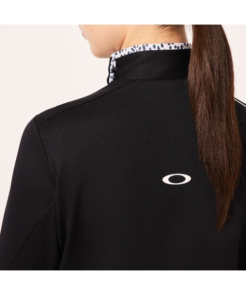 【セール】オークリー ELEVATE PLIABLE LS MOCK SHIRT ゴルフウェア/GOLF レディースゴルフ/POLO SHIRT ポロシャツ/OAKLEY（ポロシャツ）｜OAKLEY（オークリー）