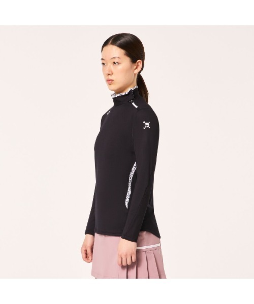 【セール】オークリー ELEVATE PLIABLE LS MOCK SHIRT ゴルフウェア/GOLF レディースゴルフ/POLO SHIRT ポロシャツ/OAKLEY（ポロシャツ）｜OAKLEY（オークリー）