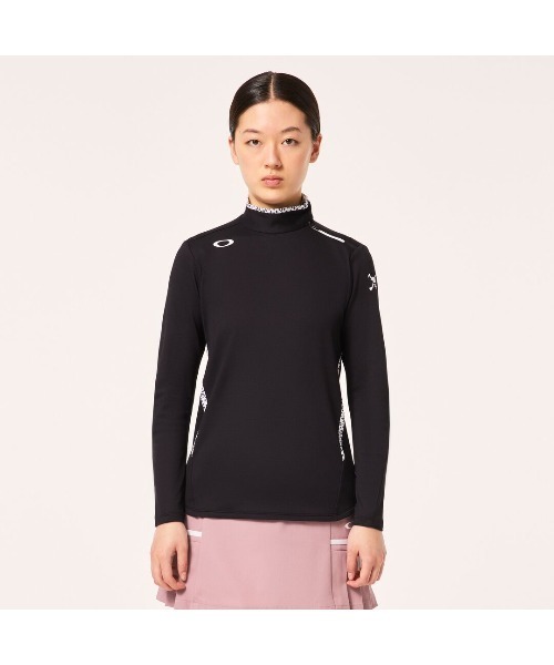 【セール】オークリー ELEVATE PLIABLE LS MOCK SHIRT ゴルフウェア/GOLF レディースゴルフ/POLO SHIRT ポロシャツ/OAKLEY（ポロシャツ）｜OAKLEY（オークリー）