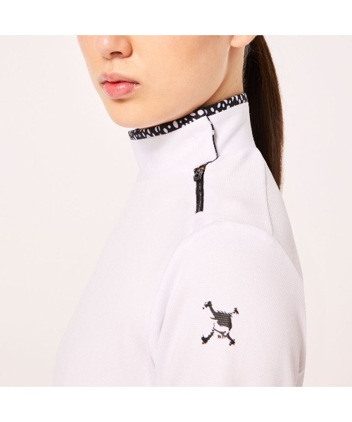 【セール】オークリー ELEVATE PLIABLE LS MOCK SHIRT ゴルフウェア/GOLF レディースゴルフ/POLO SHIRT ポロシャツ/OAKLEY（ポロシャツ）｜OAKLEY（オークリー）