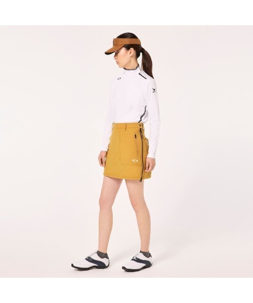 【セール】オークリー ELEVATE PLIABLE LS MOCK SHIRT ゴルフウェア/GOLF レディースゴルフ/POLO SHIRT ポロシャツ/OAKLEY（ポロシャツ）｜OAKLEY（オークリー）