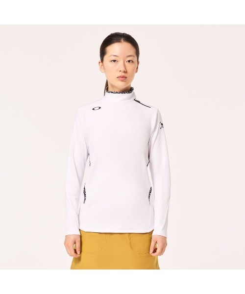 【セール】オークリー ELEVATE PLIABLE LS MOCK SHIRT ゴルフウェア/GOLF レディースゴルフ/POLO SHIRT ポロシャツ/OAKLEY（ポロシャツ）｜OAKLEY（オークリー）