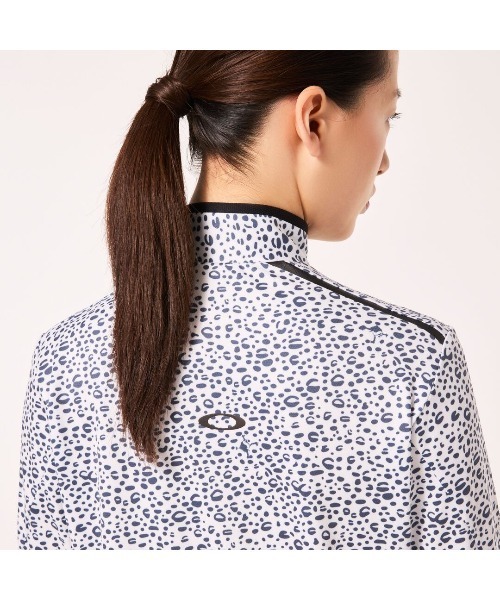 【セール】オークリー ELEVATE PLIABLE LS MOCK SHIRT ゴルフウェア/GOLF レディースゴルフ/POLO SHIRT ポロシャツ/OAKLEY（ポロシャツ）｜OAKLEY（オークリー）