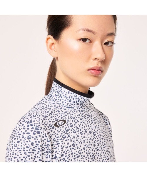 【セール】オークリー ELEVATE PLIABLE LS MOCK SHIRT ゴルフウェア/GOLF レディースゴルフ/POLO SHIRT ポロシャツ/OAKLEY（ポロシャツ）｜OAKLEY（オークリー）