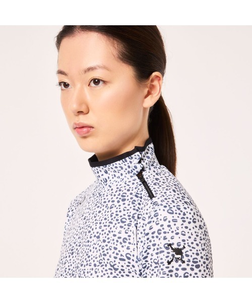 【セール】オークリー ELEVATE PLIABLE LS MOCK SHIRT ゴルフウェア/GOLF レディースゴルフ/POLO SHIRT ポロシャツ/OAKLEY（ポロシャツ）｜OAKLEY（オークリー）