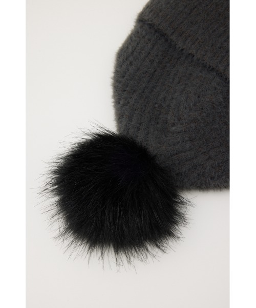 RIENDA GOLF】ポンポン付きニット帽（ニットキャップ/ビーニー