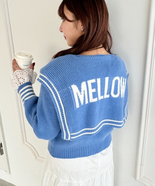 セール】ロゴジャガードセーラーカーディガン（カーディガン