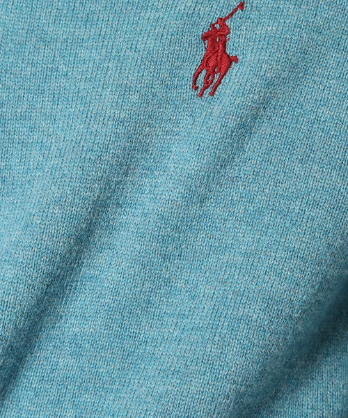 POLO RALPH LAUREN(ポロ ラルフ ローレン)の「メリノ ウール Vネック セーター(ニット/セーター・メンズ・グリーン/ブルー/ブラウン系その他/ブラック/レッド/グレー・X-SMALL/LARGE/MEDIUM/SMALL/X-LARGE/XX-LARGE)」の11枚目の写真