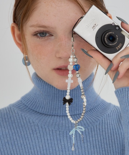 ANU(アヌ)の「anu’s motif strap - アヌモチーフストラップ(キーホルダー・レディース・ライトブルー・FREE)」の5枚目の写真