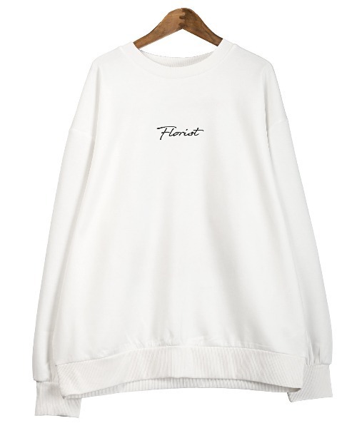 LUXSTYLE(ラグスタイル)の「フラワーグラフィックオーガンジー貼り付けプリントトレーナー(スウェット・メンズ・ホワイト/ブラック・L/M)」の20枚目の写真