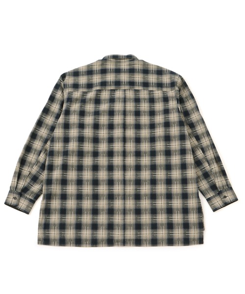 j.n.r.d(ジェー・エヌ・アール・ディー)の「j.n.r.d/オンブレーチェック柄シャツ(シャツ/ブラウス・メンズ・ネイビー・L/M)」の3枚目の写真