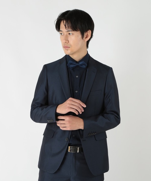 CROWDED CLOSET（クラウデッドクローゼット）の「シャドーペイズリー蝶ネクタイ（同素材スカーフあり）（蝶ネクタイ・メンズ・シルバー/ボルドー/ネイビー/ラベンダー・FREE）」の11枚目の写真
