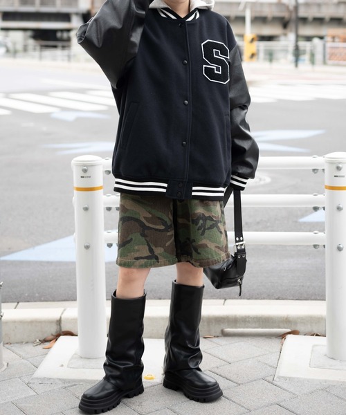 WEGO（ウィゴー）の「WEGO/バックナンバリングビッグスタジャン（スタジャン・レディース・ブラック/ワイン・FREE）」の8枚目の写真