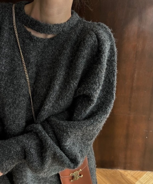 mortice neck S/PT set knit OP（セットアップ）｜WILLFULLY（ウィルフリー）