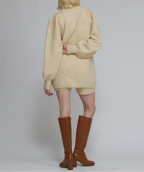 mortice neck S/PT set knit OP（セットアップ）｜WILLFULLY（ウィルフリー）
