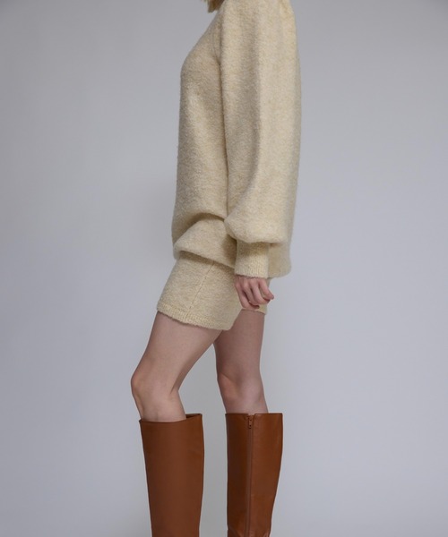 mortice neck S/PT set knit OP（セットアップ）｜WILLFULLY（ウィルフリー）