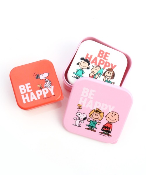 PEANUTS(ピーナッツ)の「〈PEANUTS/ピーナッツ〉SEALED LUNCH BOX SET 3P/シール容器 ランチボックス 3個セット(お弁当箱・レディース・ピンク系・ONE SIZE)」の8枚目の写真
