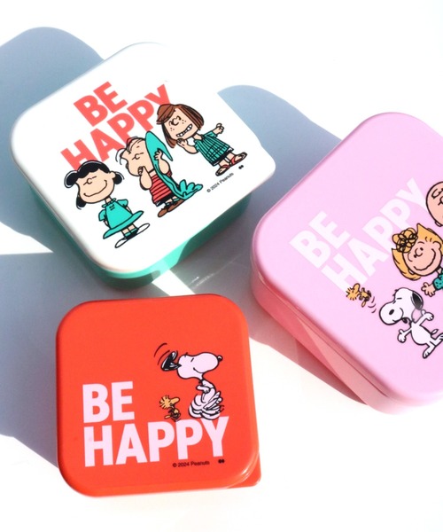 PEANUTS(ピーナッツ)の「〈PEANUTS/ピーナッツ〉SEALED LUNCH BOX SET 3P/シール容器 ランチボックス 3個セット(お弁当箱・レディース・ピンク系・ONE SIZE)」の5枚目の写真