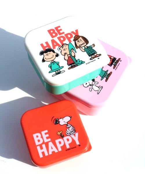 PEANUTS(ピーナッツ)の「〈PEANUTS/ピーナッツ〉SEALED LUNCH BOX SET 3P/シール容器 ランチボックス 3個セット(お弁当箱・レディース・ピンク系・ONE SIZE)」の6枚目の写真