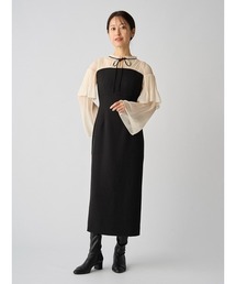 CELFORD（セルフォード）の「ブラウスケープ付きドレス（ワンピース