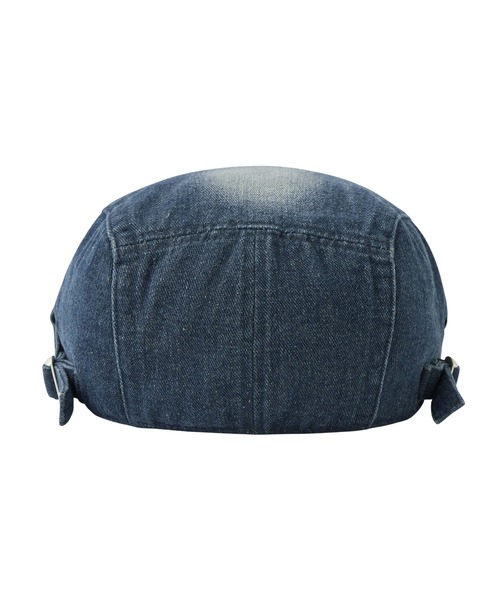 X-girl（エックスガール）の「BUTTERFLY PATCH HUNTING CAP（ハンチング/ベレー帽・レディース・ライトインディゴブルー/ブラック・ONE SIZE）」の8枚目の写真