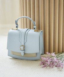 & chouette | ベルトデザイン バイカラーショルダーバッグ(ショルダーバッグ)