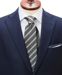 Cricket（クリケット）の「【CRICKET】クリケット フレスコ織り ストライプ×ストライプ クレリックネクタイ（ネクタイ）」