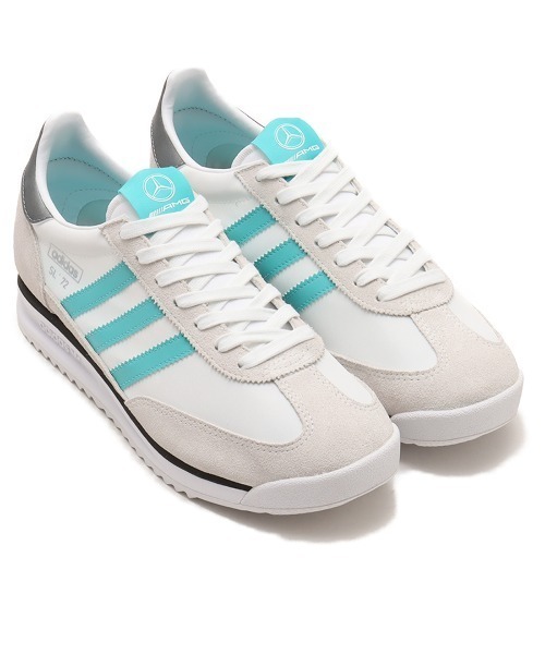 【adidas】 SL 72 RS MERCEDES（限定コラボ★ミントラッシュ） adidas SL 72 RS MERCEDES SHOES - White | Free Shipping with