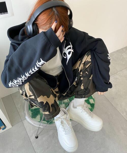 WEGO（ウィゴー）の「WEGO/ボリュームレースアップ厚底スニーカー（スニーカー・レディース・ライトピンク/ブラック/ホワイト/レッド/ブラック系その他・MEDIUM/LARGE/SMALL）」の15枚目の写真