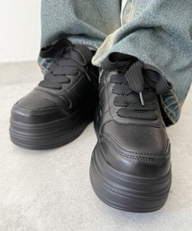 WEGO/ボリュームレースアップ厚底スニーカー
