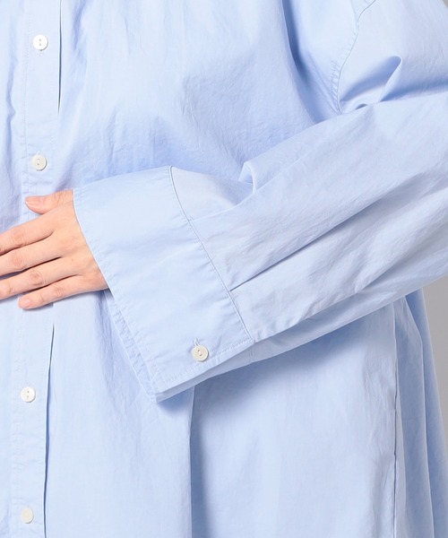 Grand PARK（グランドパーク）の「バックデザイン ギャザーシャツ（シャツ/ブラウス・レディース・カーキ/ホワイト/サックスブルー・FREE）」の12枚目の写真