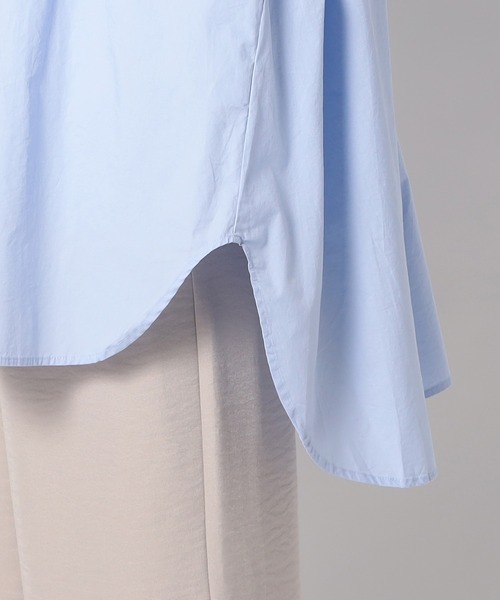 Grand PARK（グランドパーク）の「バックデザイン ギャザーシャツ（シャツ/ブラウス・レディース・カーキ/ホワイト/サックスブルー・FREE）」の15枚目の写真