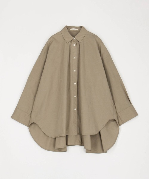 Grand PARK（グランドパーク）の「バックデザイン ギャザーシャツ（シャツ/ブラウス・レディース・カーキ/ホワイト/サックスブルー・FREE）」の20枚目の写真