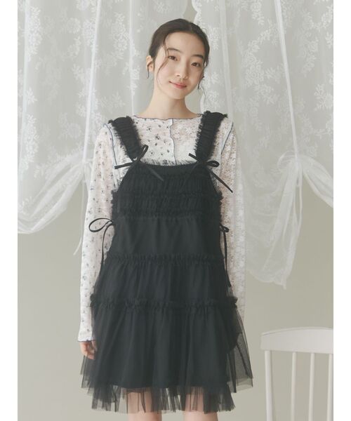 merry jenny(メリージェニー)の「レースコンビメロウTOPS(Tシャツ/カットソー・レディース・ピンク/アイボリー/オフホワイト・FREE)」の21枚目の写真