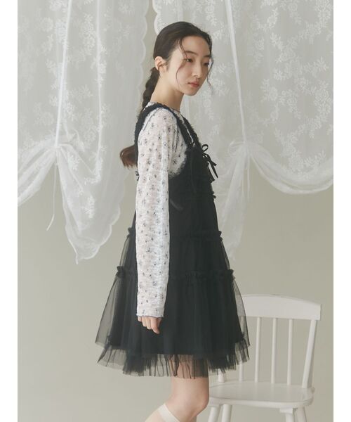 merry jenny(メリージェニー)の「レースコンビメロウTOPS(Tシャツ/カットソー・レディース・ピンク/アイボリー/オフホワイト・FREE)」の20枚目の写真