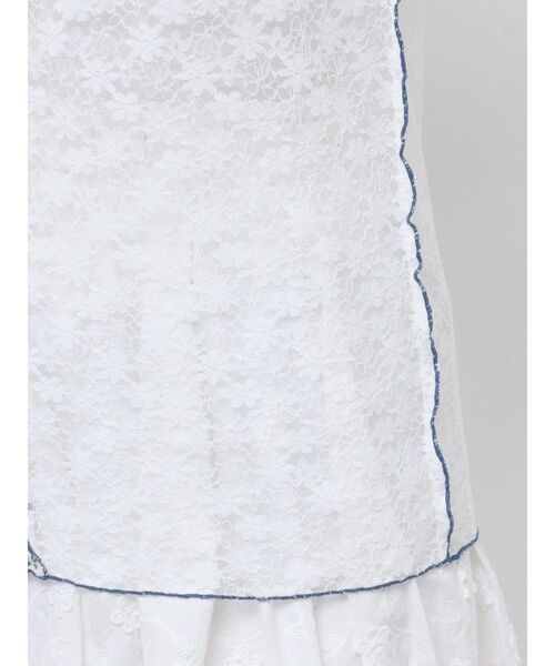 merry jenny(メリージェニー)の「レースコンビメロウTOPS(Tシャツ/カットソー・レディース・ピンク/アイボリー/オフホワイト・FREE)」の12枚目の写真