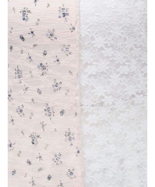 merry jenny(メリージェニー)の「レースコンビメロウTOPS(Tシャツ/カットソー・レディース・ピンク/アイボリー/オフホワイト・FREE)」の8枚目の写真