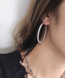 Rechic | ボールフープミディアムピアス(ピアス（両耳用）)