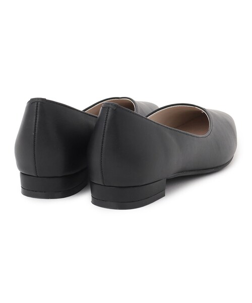 SHOO・LA・RUE（シューラルー）の「かかとやわらかローヒールパンプス（その他シューズ・レディース・ブラック/ナチュラル・35/45）」の6枚目の写真